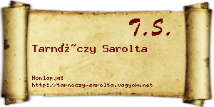 Tarnóczy Sarolta névjegykártya
